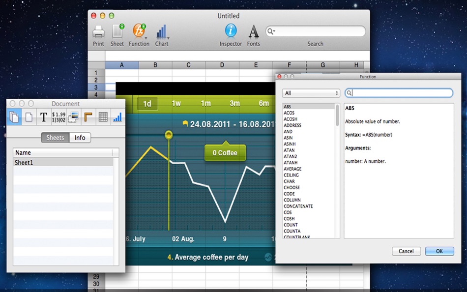 #3. Sheet To Go - Tables & Charts (macOS) بواسطة: Global Mobile Game Limited