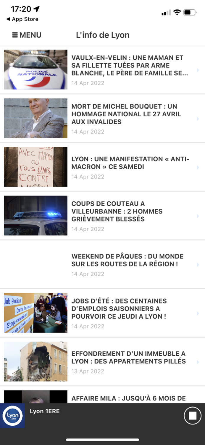 LYON 1ERE la radio de Lyon.