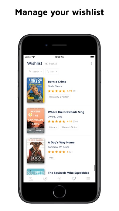 Bookshelf-Your virtual library Screenshot