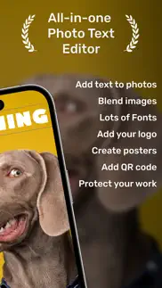 text font art - write on image iphone screenshot 2