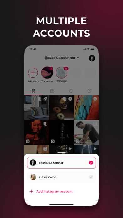 PLANEX: Planner for Instagram Screenshot