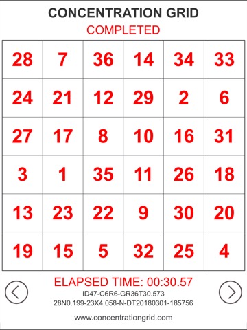 Concentration Gridのおすすめ画像1