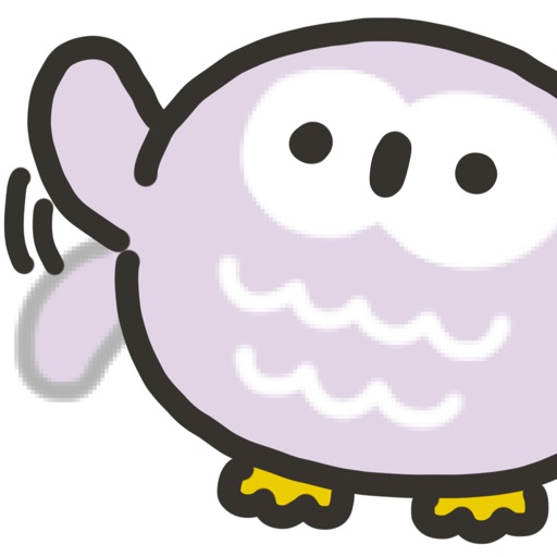 animated owl sticker