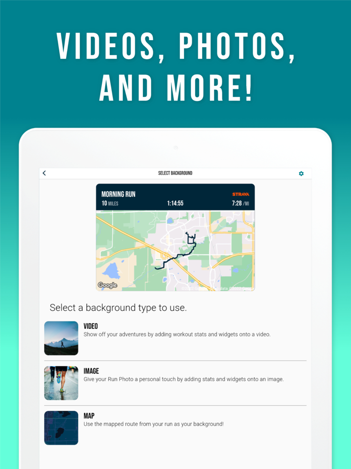 Run Photo - for Strava Garmin