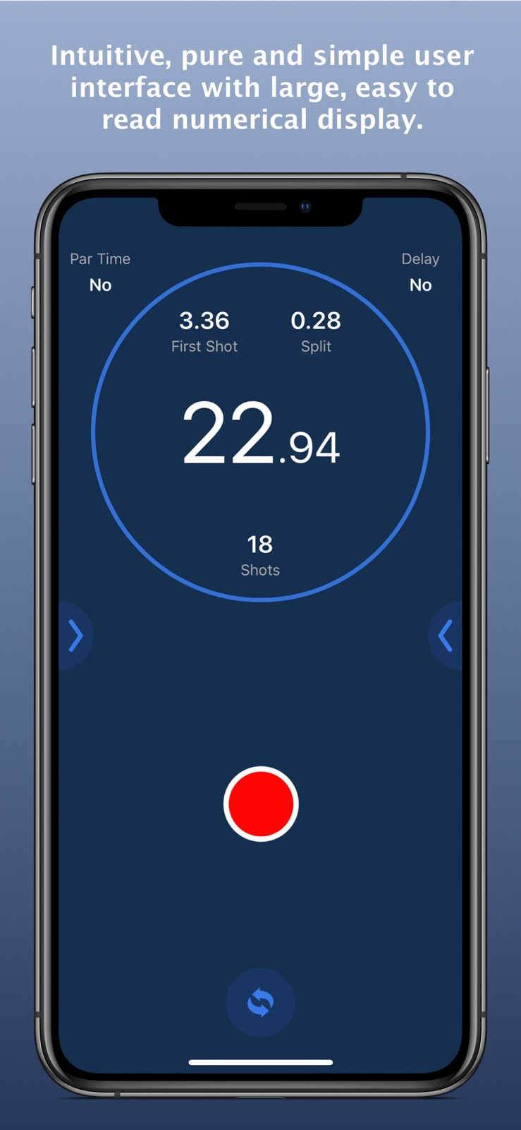 ShoTi: professional shot timer iphone screenshot 2