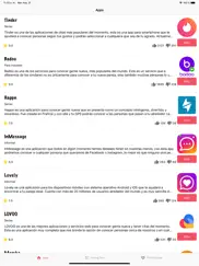 apps para ligar, chats y citas ipad capturas de pantalla 1