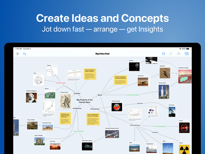 BigHairyGoal – mindmap todo