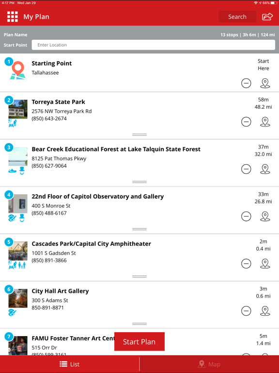 Visit Tallahassee! iPad screenshot 9 - Travel app