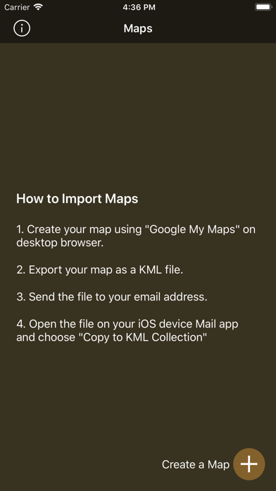 Screenshot #1 pour KML Collection: Import Maps