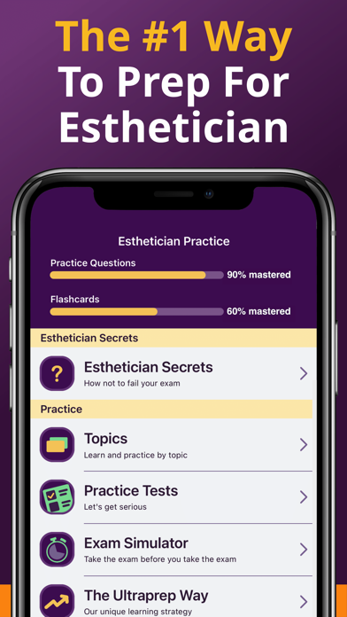 Esthetician Exam Study Guide Screenshot
