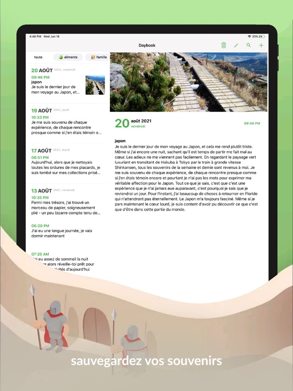 Screenshot #4 pour Daybook Journal – Diary