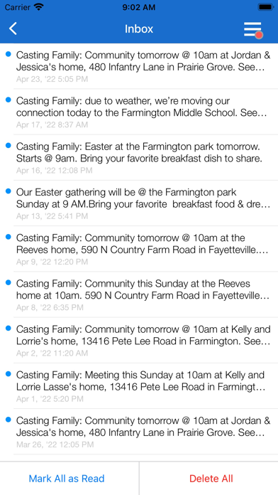 Casting Christian Church Screenshot