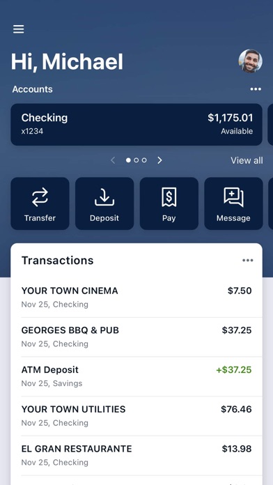 Evolve Digital Banking Screenshot
