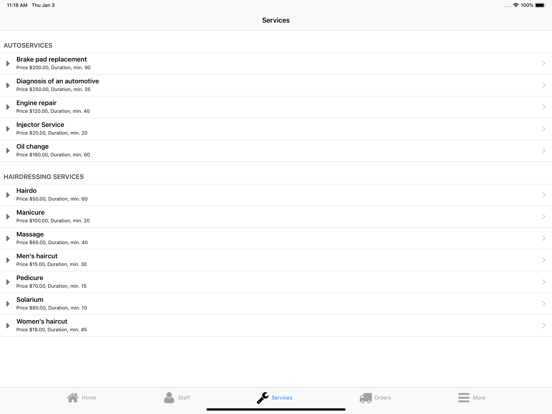 Screenshot #6 pour Nano Service Booking