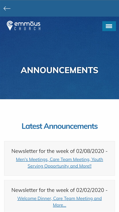 Emmaus Church Jacksonville Screenshot