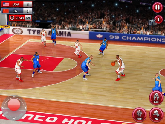 Screenshot #5 pour Real Dunk Basketball Games