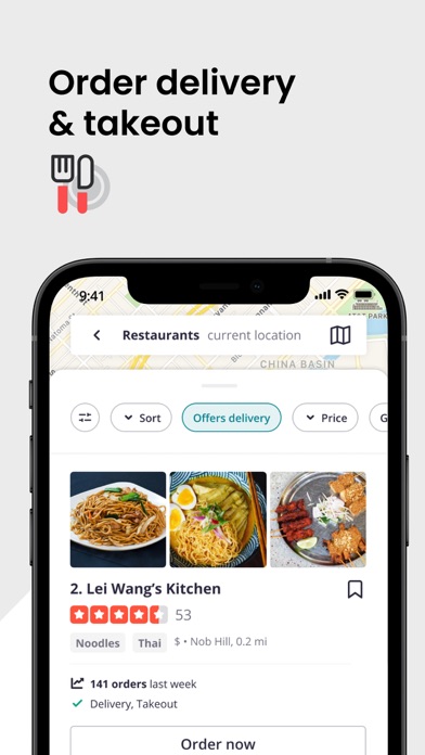 Yelp: Food, Delivery & Reviews Screenshot