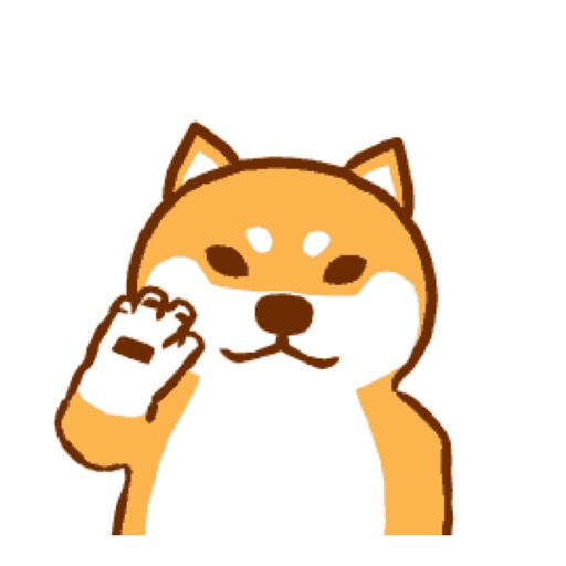 A Shiba Dog Animated Stickers icon