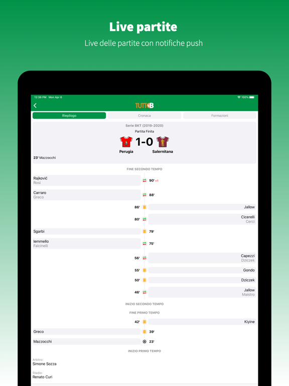 Tutto B iPad screenshot 4 - News app