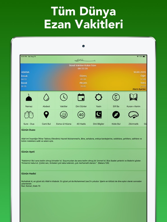 Screenshot #4 pour Namaz Vakti - Ezan Saati, Dua