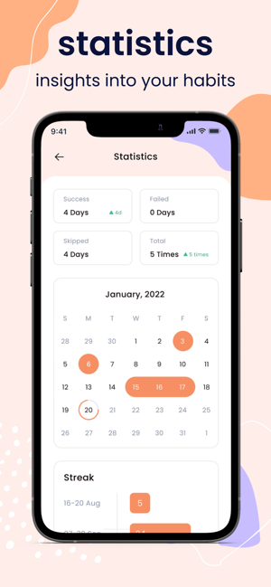 ‎Haptive - Habit Tracker & Goal Screenshot
