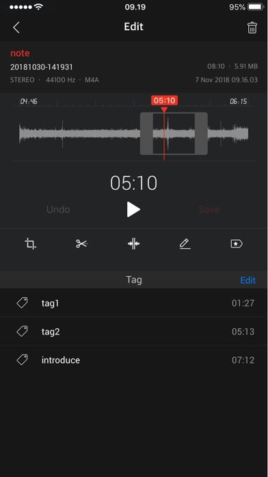 AVR X PRO - Voice Recorder Screenshot