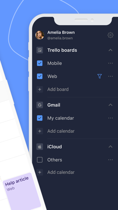 Screenshot #2 pour Planyway: Calendar‬ for Trello