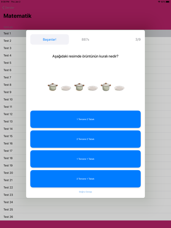 Screenshot #4 pour Test Merkezi İlkokul 1.Sınıf