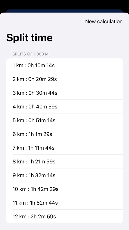 #4. Running Speed Calculator (iOS) 由: Benjamin Wolff