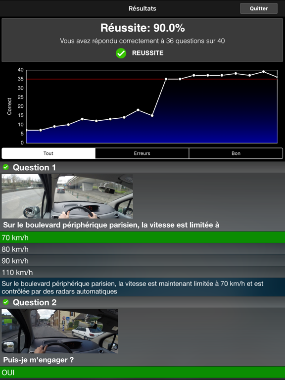Screenshot #6 pour Quiz Code de la Route