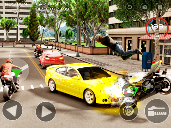 Screenshot #5 pour Course urbaine de moto extrême