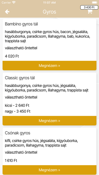 Bambino Büfé Screenshot