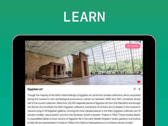 Metropolitan Museum of Art NYC iPad screenshot 5 - Education app