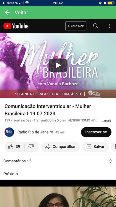 Rádio Rio de Janeiro Oficial Screenshot