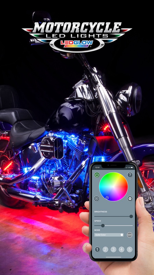 #1. LEDGlow Motorcycle Control (iOS) 由: LEDGlow Lighting, LLC