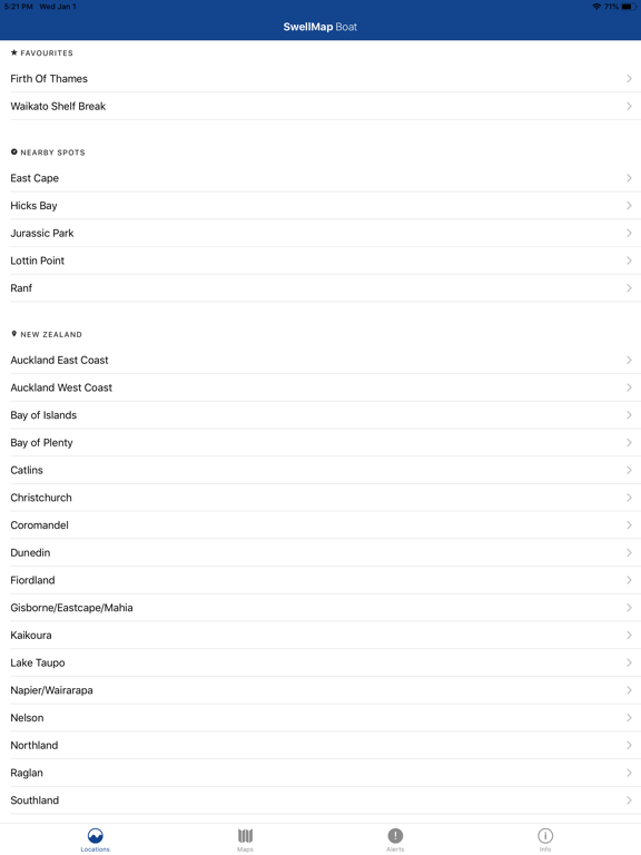 SwellMap Boat iPad screenshot 6 - Weather app