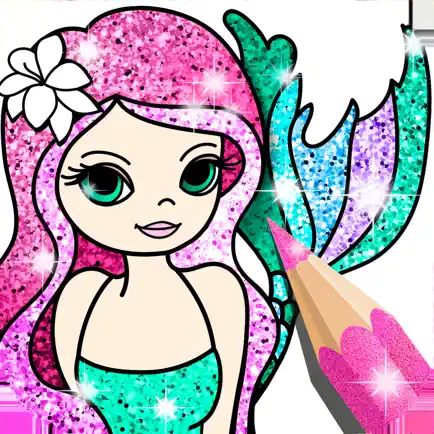 Mermaid Coloring Book Glitter Cheats