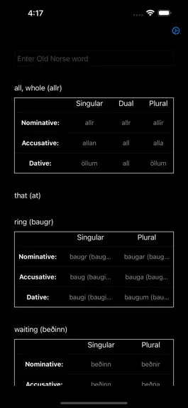 Game screenshot OldNorse Dictionary apk