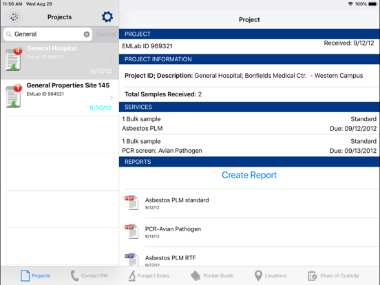 Screenshot #4 pour EMLab P&K LabServe® Mobile