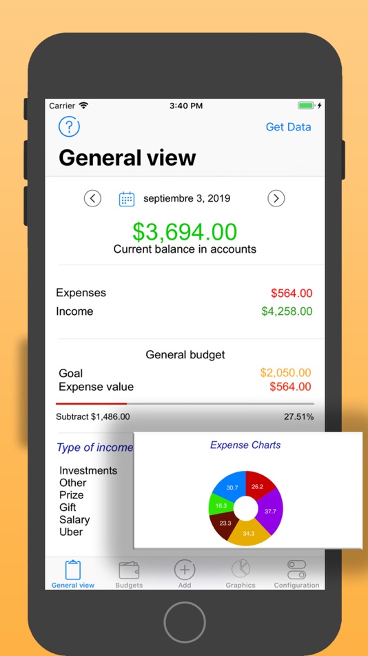 Budget control of expenses - 1.2.13 - (iOS)