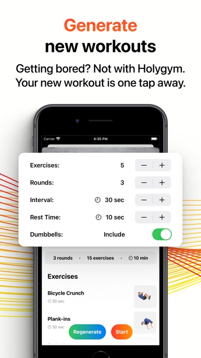 Holygym: At Home Body Workout Screenshot