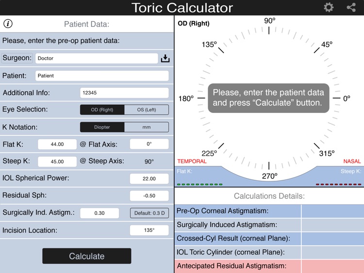 IOL Toric Calculator