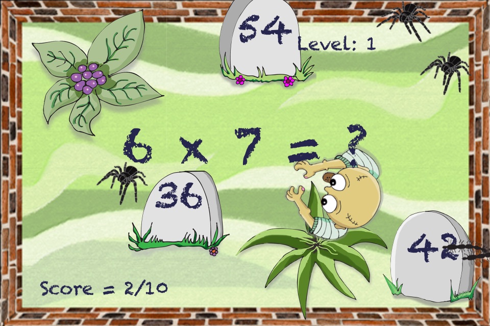 Zombie Math screenshot 2