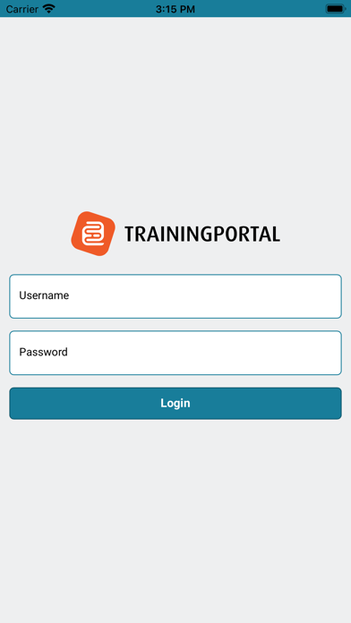 Trainingportal Screenshot