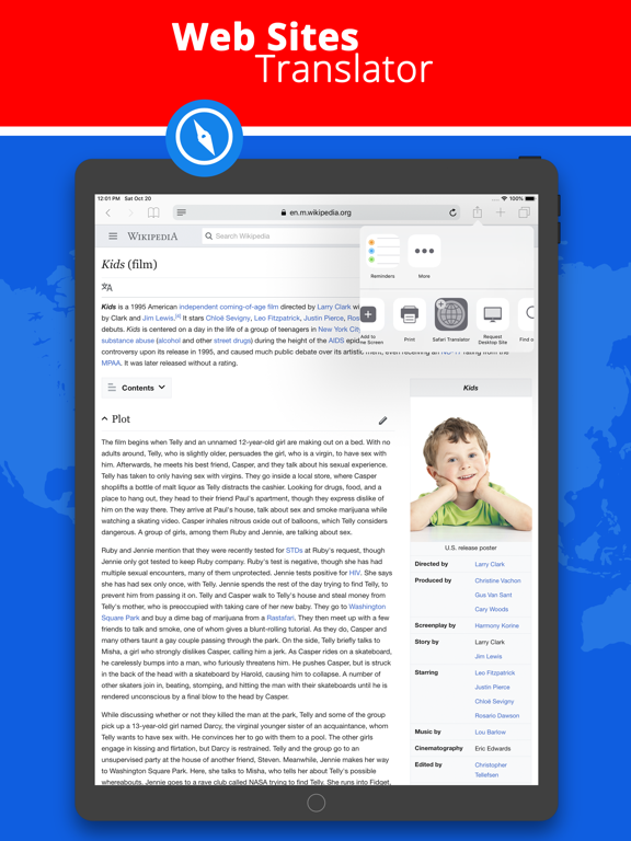 Translate Voice App Translator iPad screenshot 3 - Productivity app
