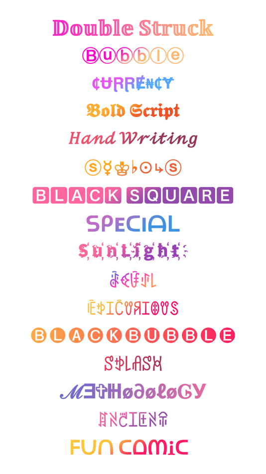 #1. Cool Fonts Art Keyboard (iOS) 由: Pravin Gondaliya