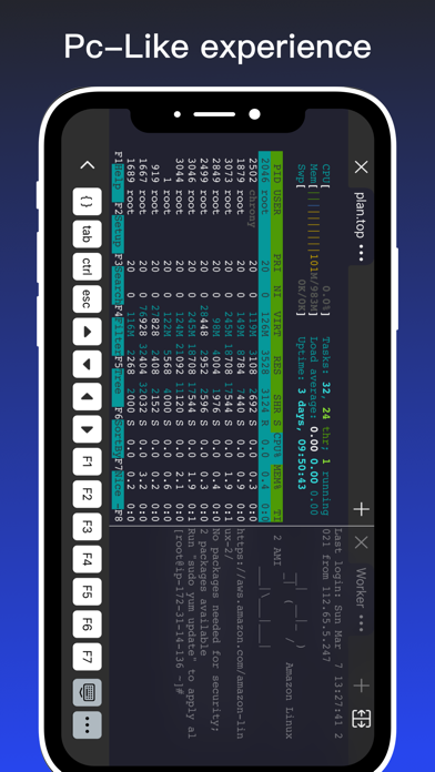 xTerm256 - SSH & Telnet ターミナルのおすすめ画像1