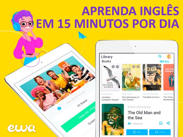 Experimente grátis -->, Você poderá aprender inglês em 2020 🇬🇧 😍 Método  inovador de aprendizado 😉, By EWA: Learn Languages