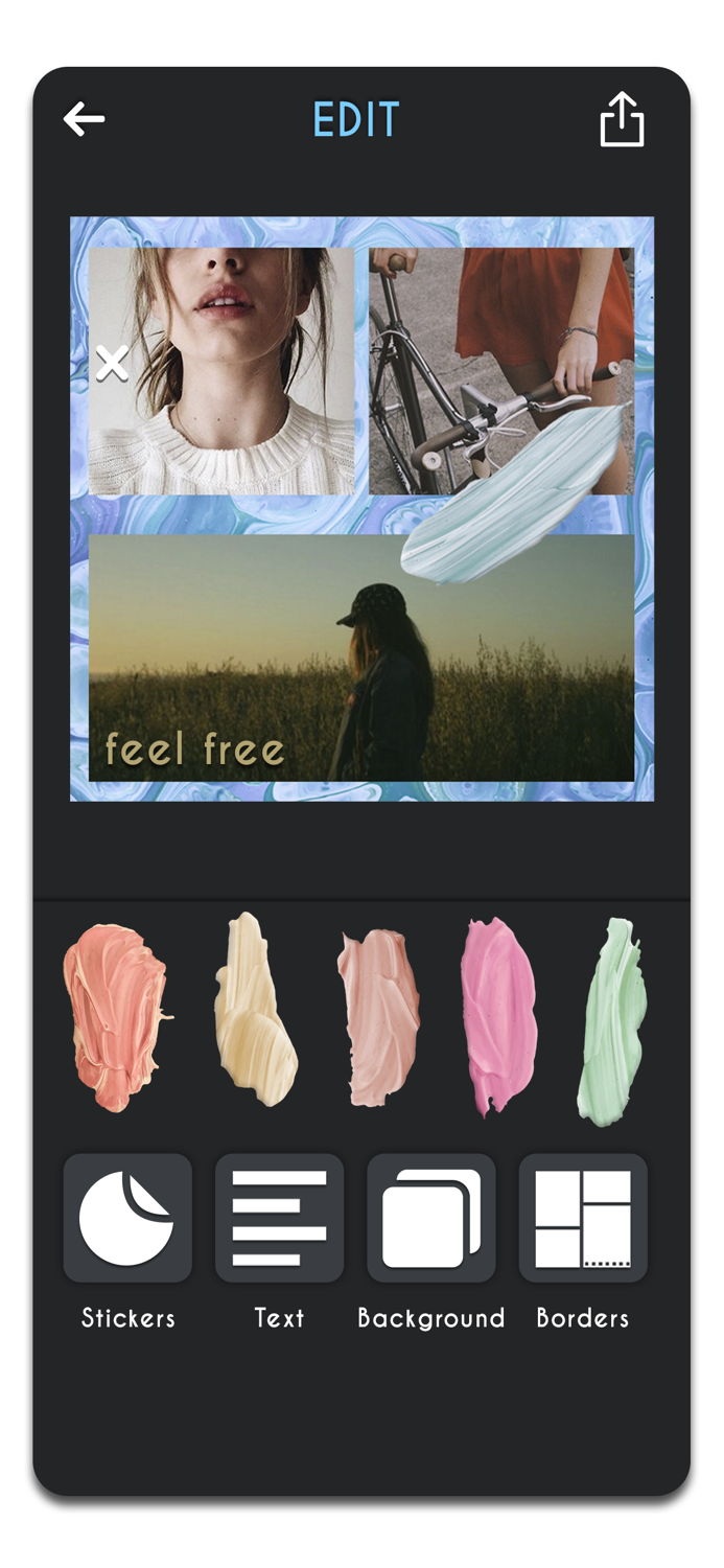 Collage Art - Stickers