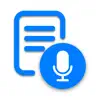 Live Transcribe dictation text contact information